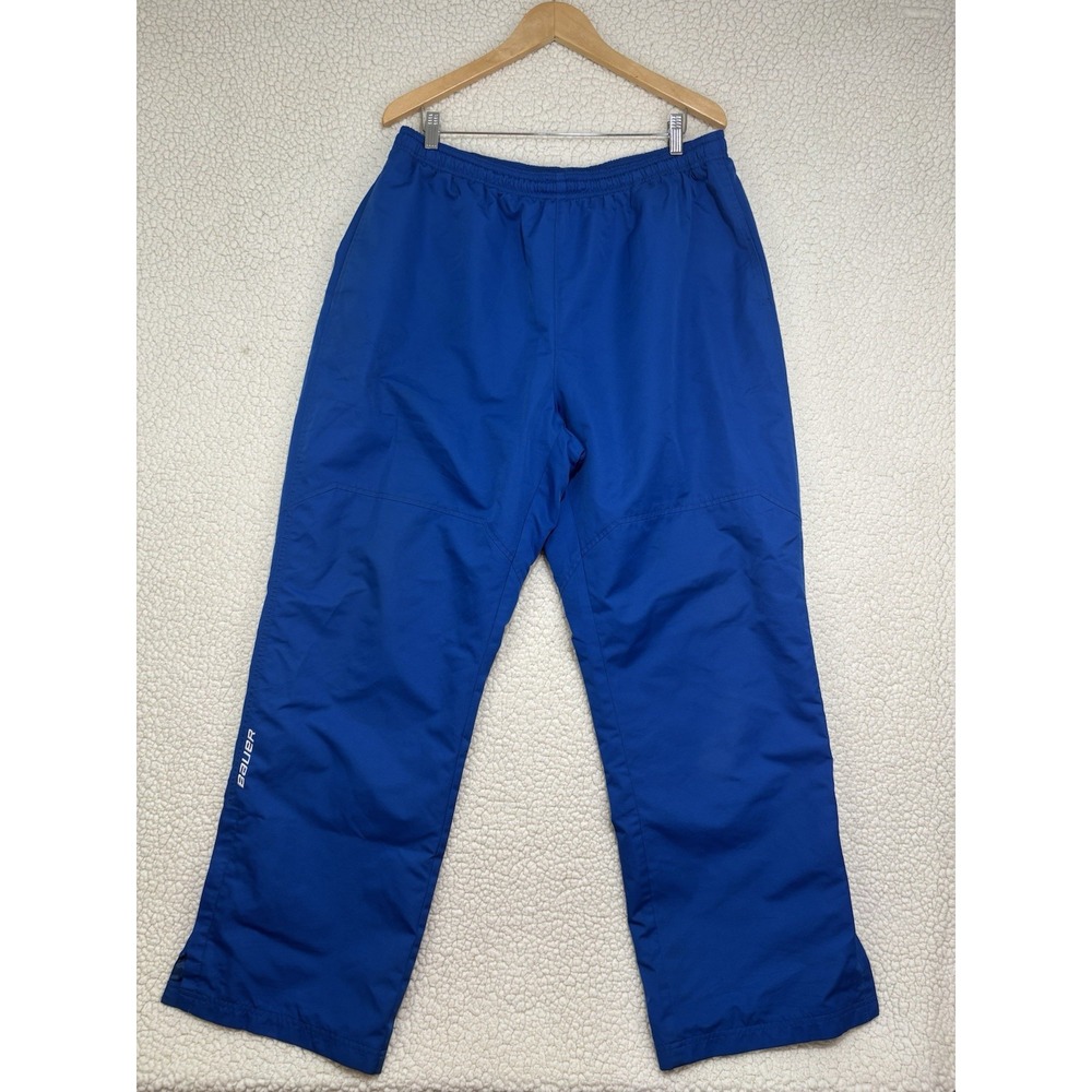 Bauer Team Warmup Pants Mens XXL Hockey Ankle Zip Athletic Insulated Track Pant